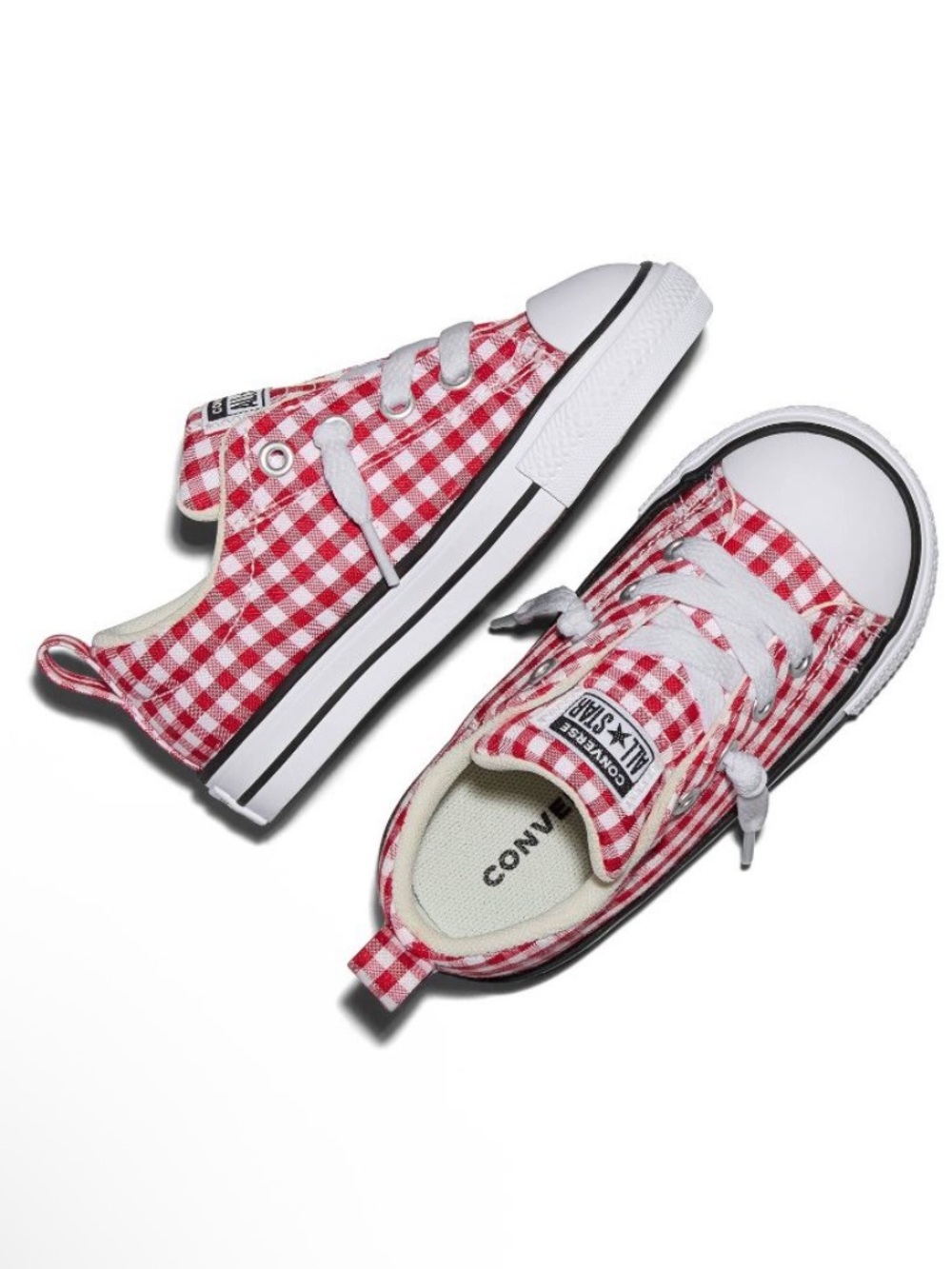 Toddler Converse Street Ox Low Top
Sneakers - Red/White Gingham